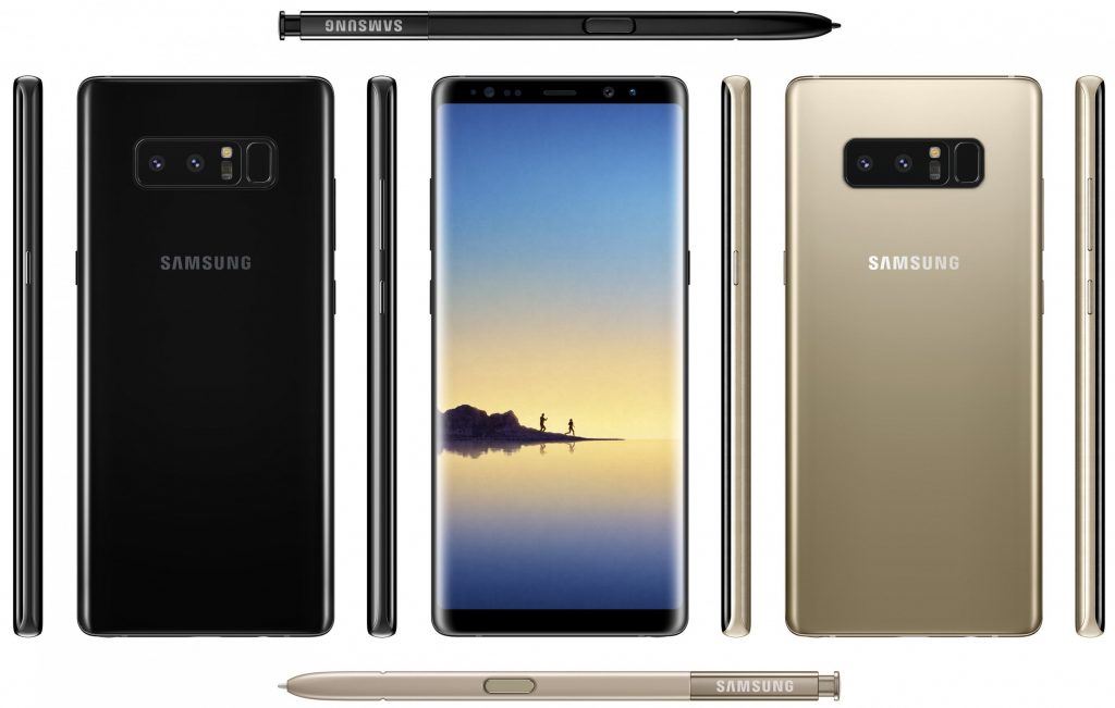 Смартфон Samsung Galaxy Note 8 зі стилусом