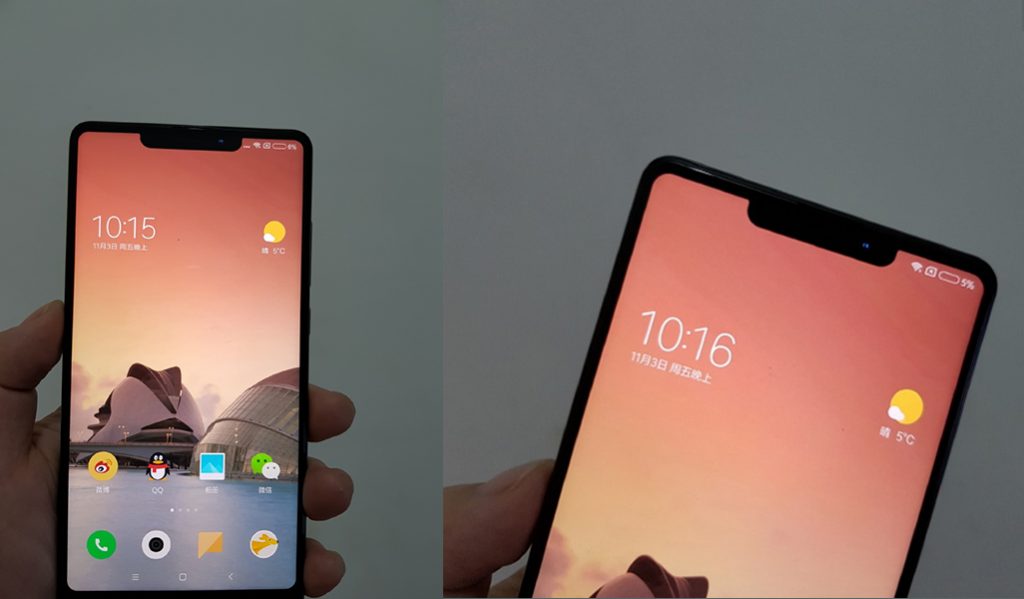 Дизайн Xiaomi Mi Mix 2s