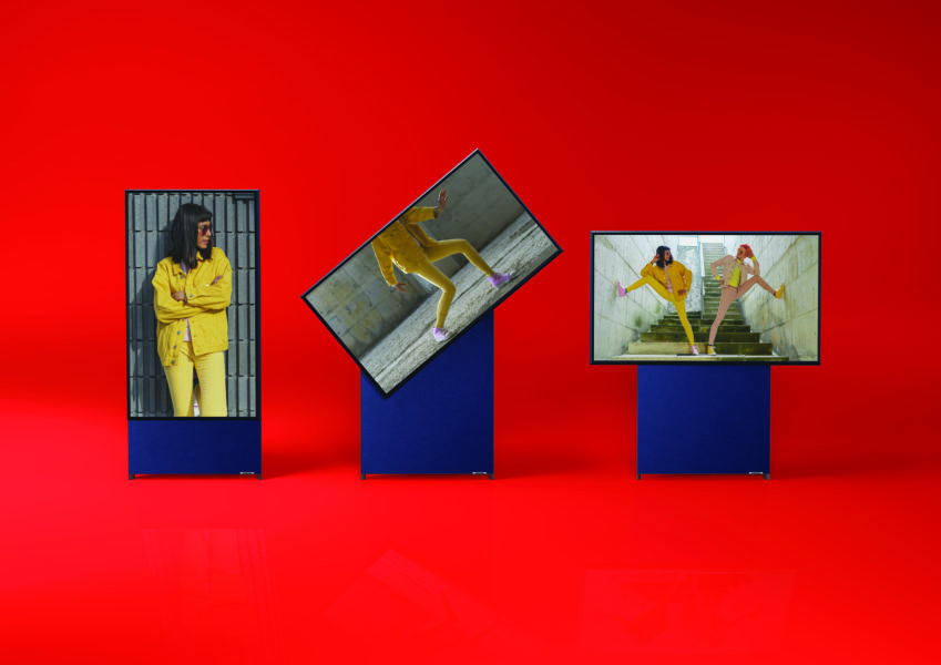 Samsung The Sero — телевизор, который переворачивается, чтобы превратиться в огромный экран смартфона