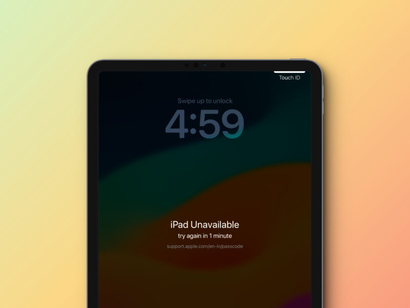 Що робити, якщо забули код доступу на iPad