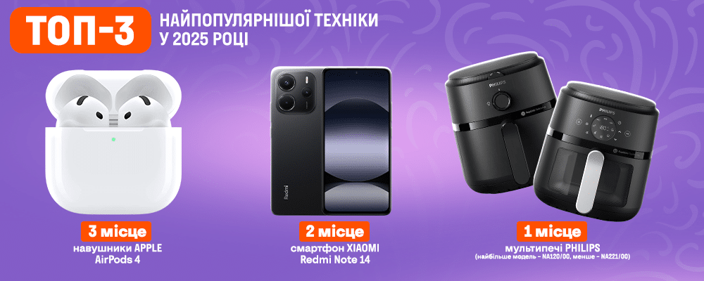 Яку техніку купували українці у 2025 році