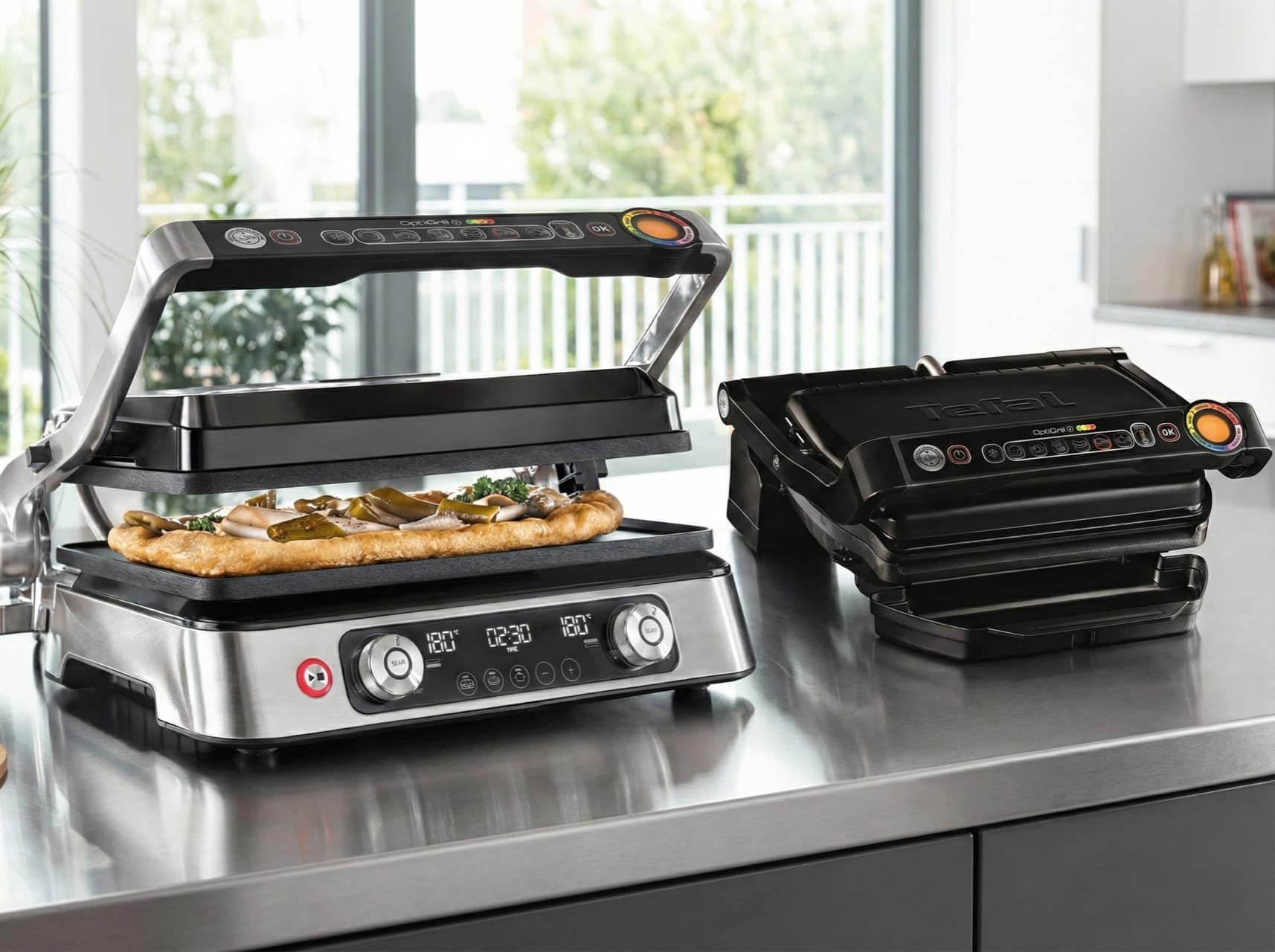 Tefal OptiGrill проти De’Longhi MultiGrill: поєдинок штучного інтелекту і точного ручного контролю — який гриль потрібен саме вам