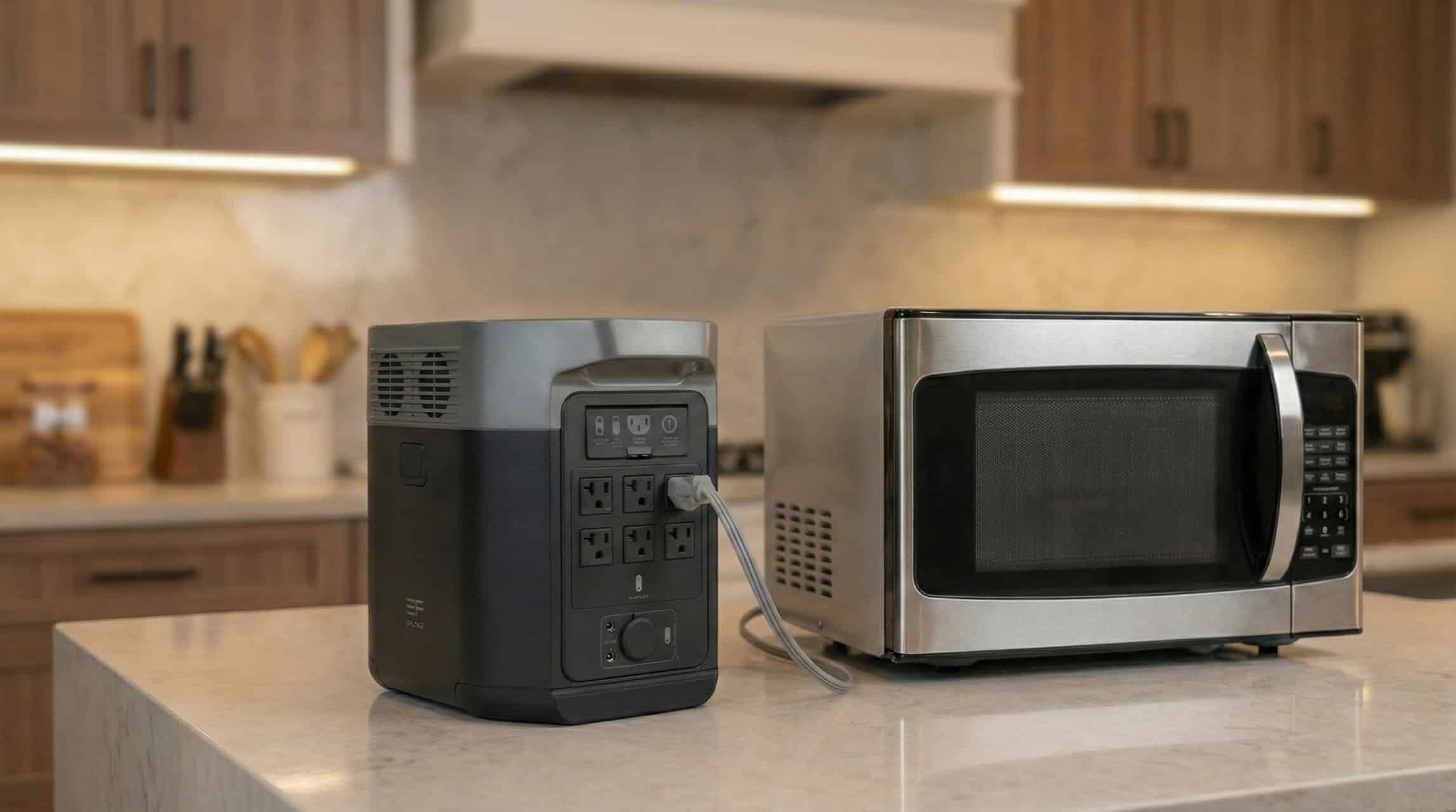 Микроволновка от станции или генератора: как не спалить инвертор